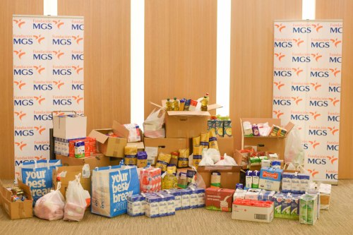Fundación MGS recoge más de 5.000 kilos de productos para el Banco de Alimentos