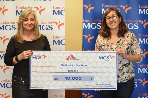 Fundación MGS dona 10.000 euros a Médicos Sin Fronteras