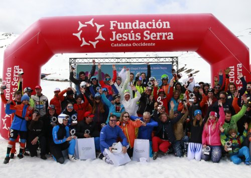 Fundación Jesús Serra bate récords en su XII Trofeo de Esquí en Baqueira