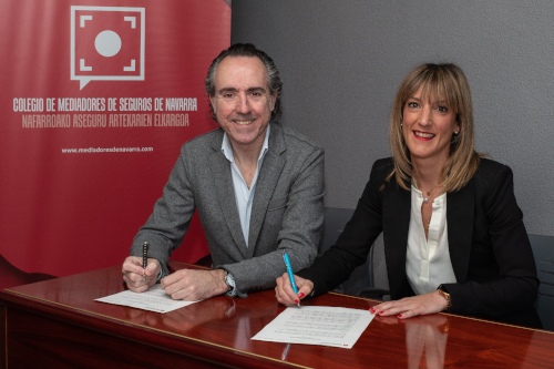 AXA sella su colaboración con los Colegios de Mediadores de Navarra y Huesca