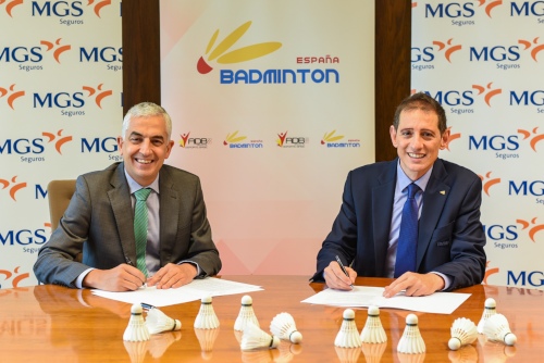MGS y la Federación Española de Bádminton, juntos por el desarrollo del deporte escolar