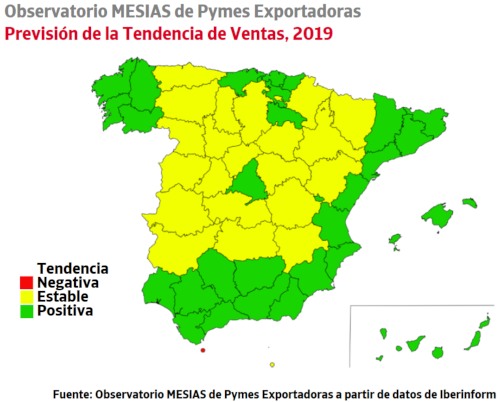 La Rioja y Cantabria lideran el ranking de pymes exportadoras 