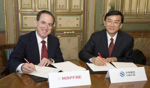 Nueva Ruta de la Seda: Mapfre firma un acuerdo de colaboración con China Re 
