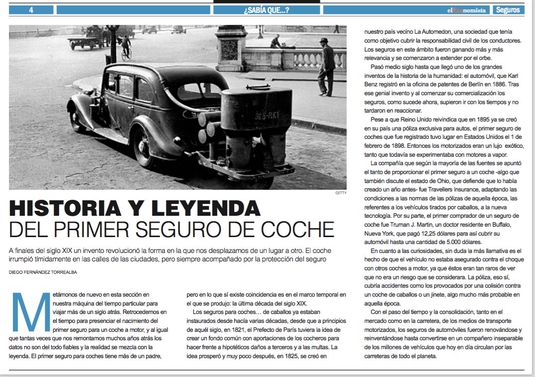 ¿Conoces la historia del primer seguro de coche? Seguros TV