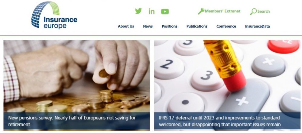 Insurance Europe IFFRS17 noticias de seguros