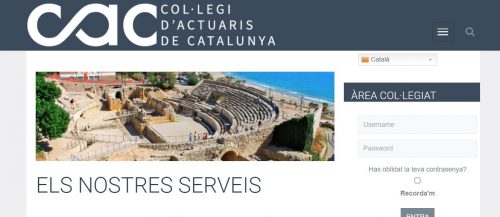Colegio de Actuarios de Cataluña. Noticias de seguros