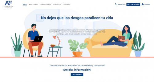 AyF Correduría presenta su nueva web.