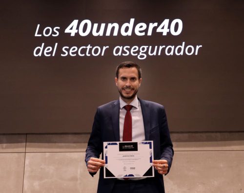 El director técnico-actuarial de Iris Global, Javier Pla, galardonado en los Premios ‘40 under 40’ de futuros líderes del Seguro español.