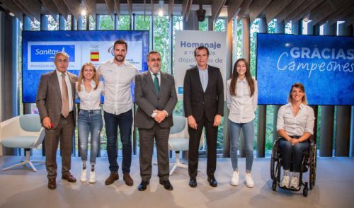 Sanitas homenajea a los deportistas españoles que compitieron en los Juegos.