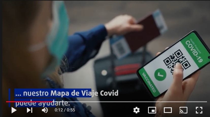 Europ Assistance ofrece un mapa con información sobre el Covid-19.