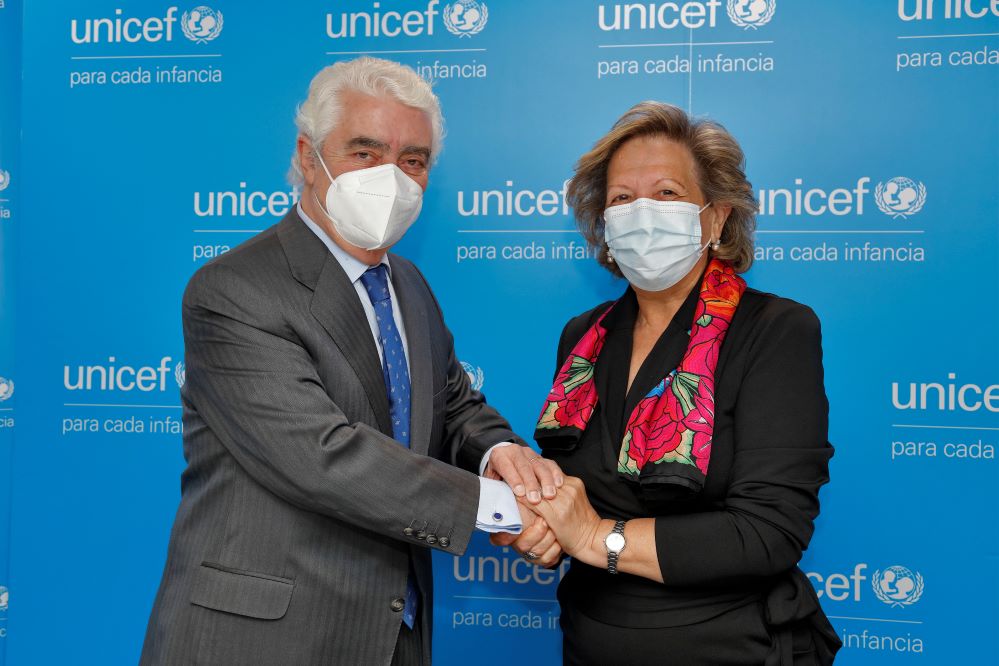 El seguro dona 4 millones de euros a UNICEF España para vacunar contra la COVID-19 a 2 millones de personas.