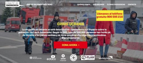 Se activa el Comité de Emergencia para canalizar la solidaridad frente a la crisis humanitaria de Ucrania.