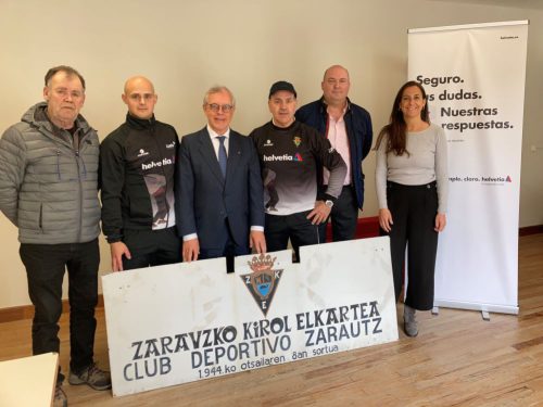 Helvetia Seguros continuará patrocinando por tercer año consecutivo al equipo de levantamiento de piedras ZKE-Herri Kirolak.