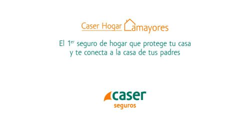 Caser amplía los servicios de su seguri de Hogar Amayores incorporando un sensor para conectar al asegurado con sus padres.