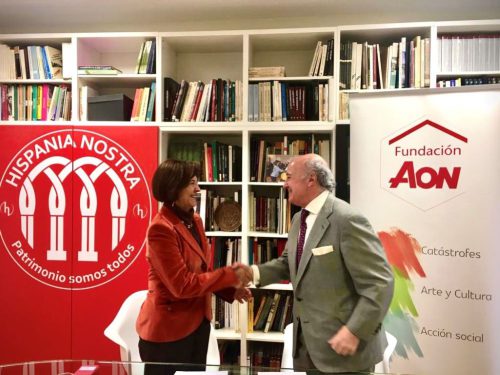 Fundación Aon España renueva con Hispania Nostra para la protección del Patrimonio Cultural y Natural español.