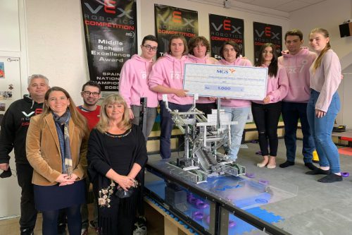 Fundación MGS patrocina al equipo de robótica de la escuela Vedruna Vall de Tarrasa