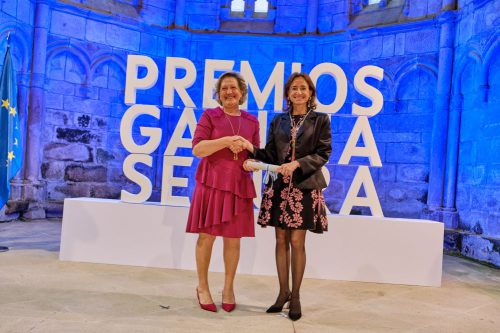 Begoña Hormaeche, Sustainability & ESG Leader de QBE España, ha sido la encargada de recibir el galardón por parte de la Fundación Inade, organizadora del evento.
