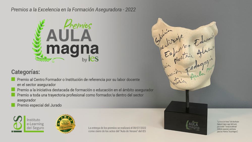El IEs anuncia los ganadores de los Premios Aula magna 2022.