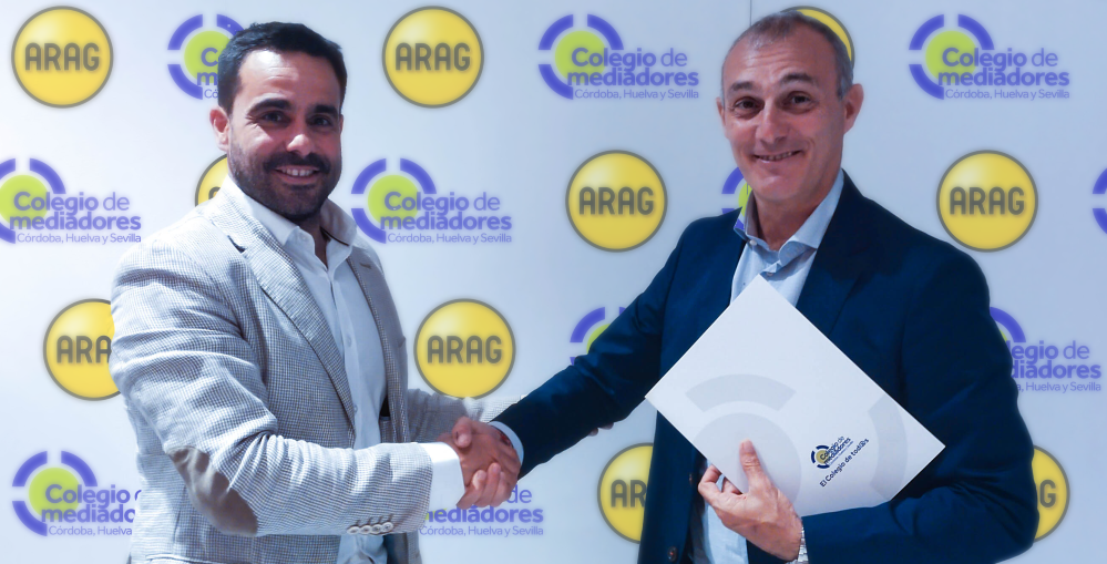 El Colegio de Mediadores de Seguros de Córdoba, Huelva y Sevilla firma nuevo acuerdo de patrocinio con Arag Seguros.