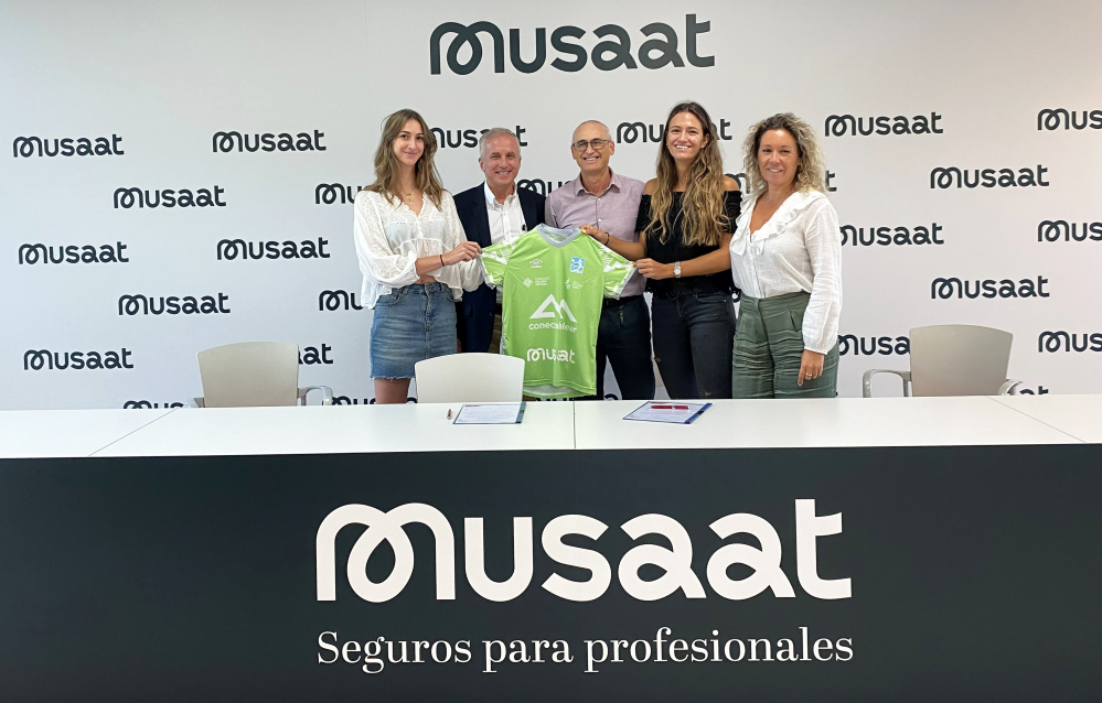 Musaat, patrocinador del equipo femenino Voley Cide Palma.