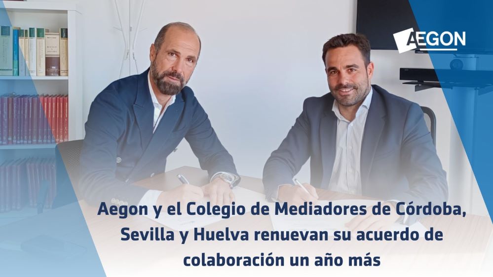 Aegon y el Colegio de Mediadores de Seguros de Córdoba, Huelva y Sevilla (Colmedse han firmado recientemente un convenio de colaboración.