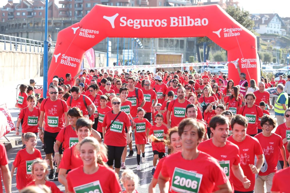 Seguros Bilbao mantiene su compromiso con la Carrera Solidaria de Getxo.