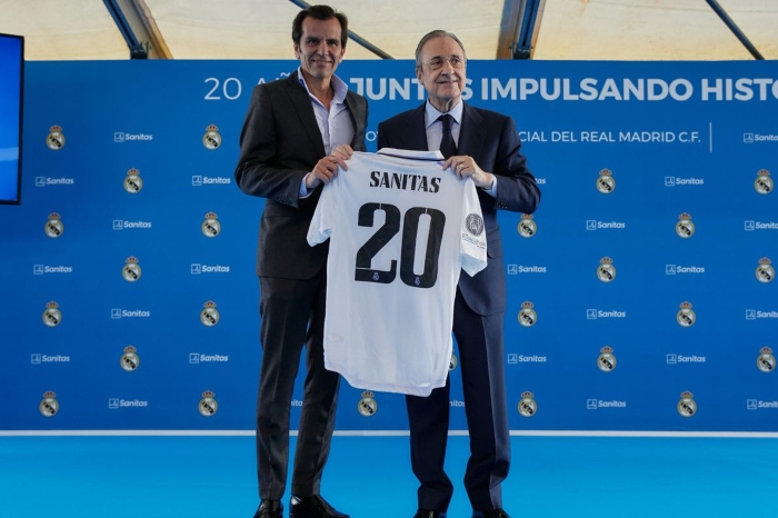 Sanitas y el Real Madrid celebran sus primeros 20 años juntos