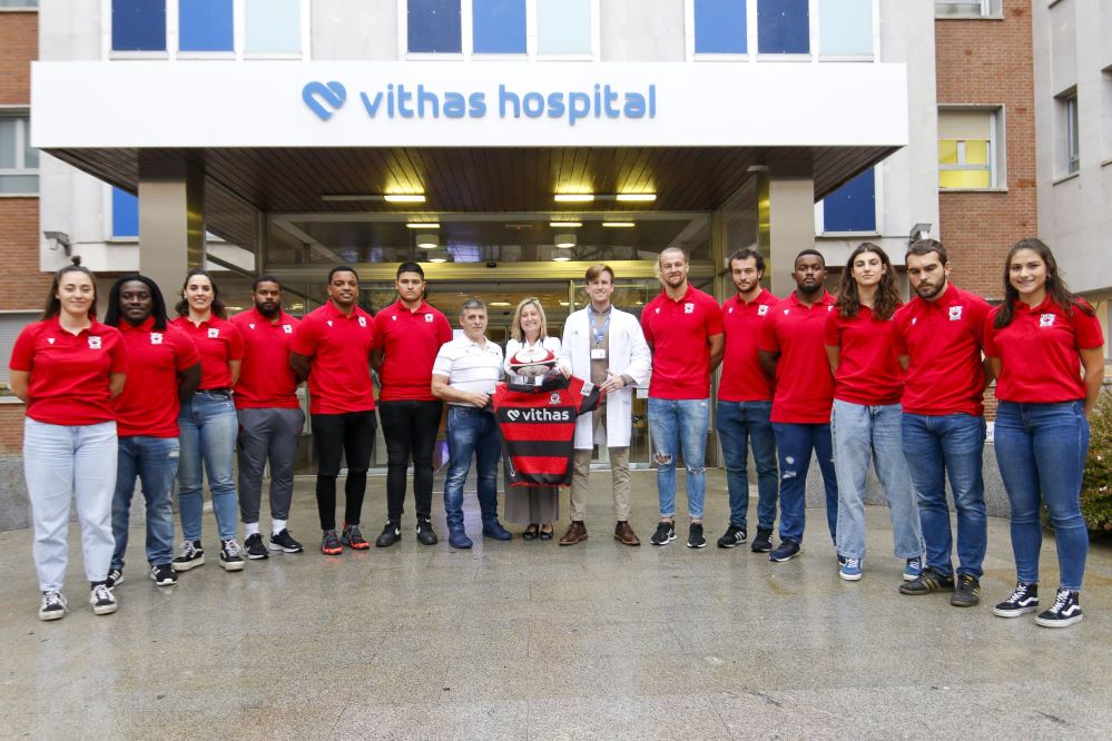 Vithas Vitoria renueva como servicio médico oficial del Gaztedi Rugby Taldea.