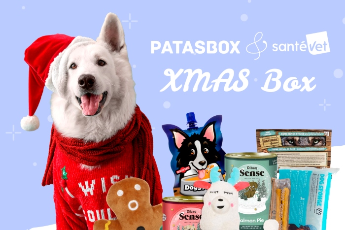 En Navidad, mascotas felices con Santévet y Patasbox