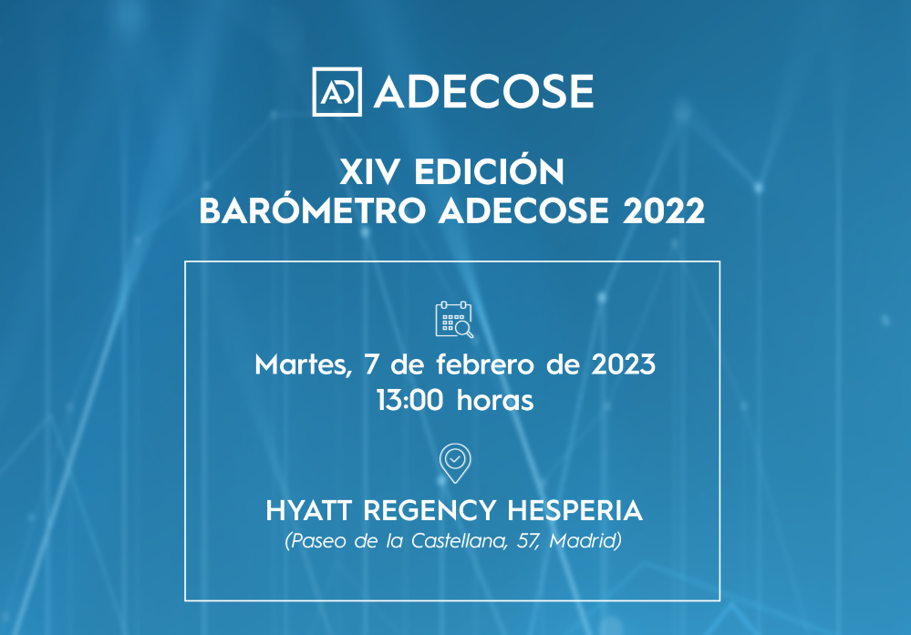 ADECOSE presentará los resultados del Barómetro 2022 el 7 de febrero.