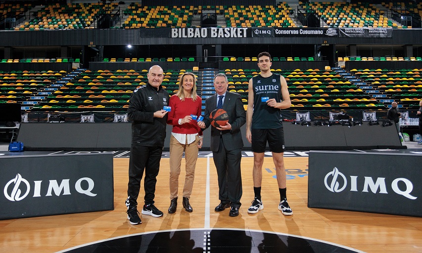 El Surne Bilbao Basket y la compañía de seguros IMQ han anunciado un acuerdo de asistencia sanitaria y patrocinio que durará dos temporadas.