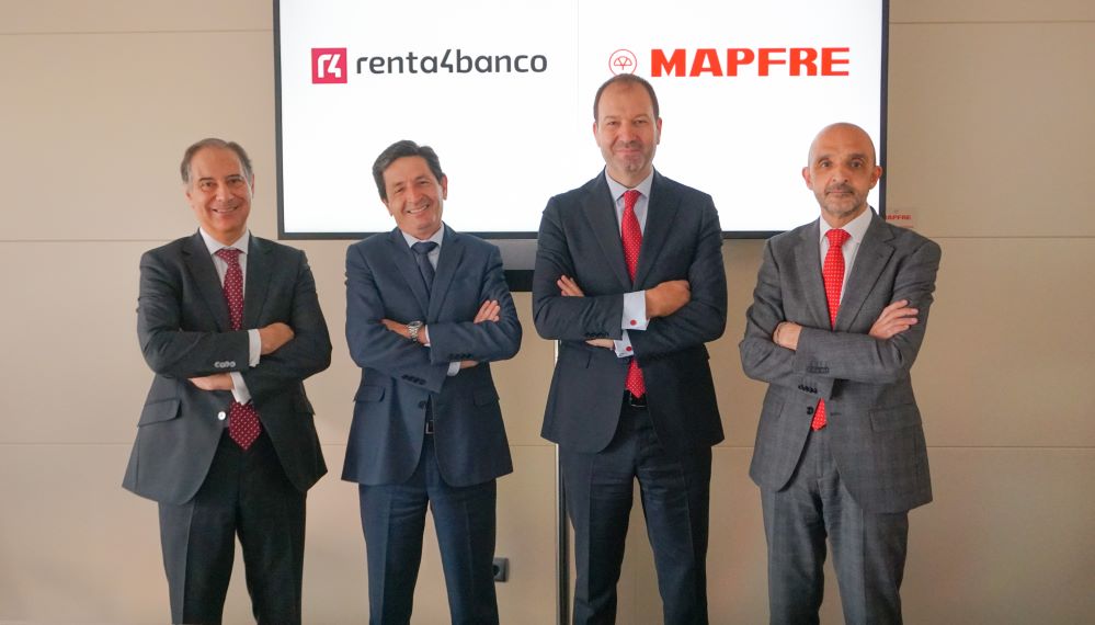 Mapfre y Renta 4 alcanzan un acuerdo para distribuir productos de la aseguradora en las oficinas y web del banco.