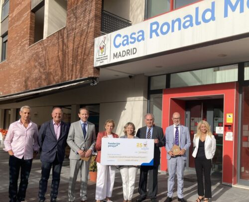 Fundación Pelayo apoyo la Casa Ronald McDonald con 20.000 euros.