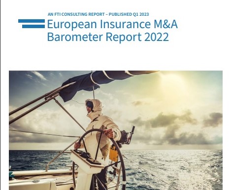 El informe de FTI Consulting desvela nuevos volúmenes récord de fusiones y adquisiciones en el mercado asegurador a lo largo de 2022.