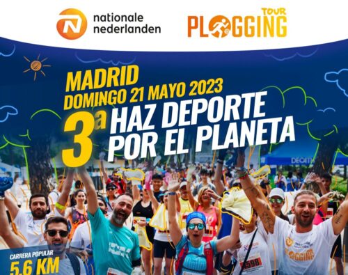 Deporte, cultura regenerativa y acción social, pilares del Nationale-Nederlanden Plogging Tour en Madrid que comienza ya.