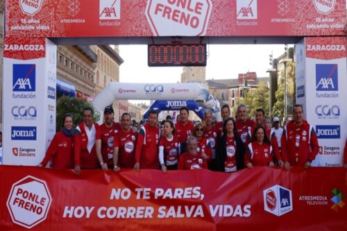 Ponle Freno celebra su 15 aniversario con una carrera multitudinaria en Zaragoza