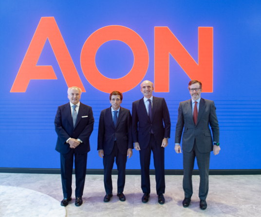 Aon España presenta su nueva sede corporativa.