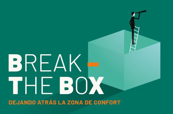 Este jueves 29 de junio, a las 19:30h, se celebra en el Espacio Caser el evento cultural “Break the Box: dejando atrás la zona de confort”.