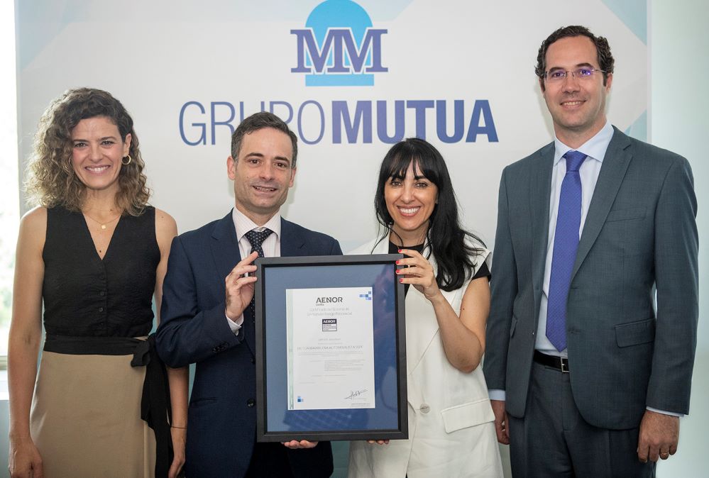 Mutua Madrileña se ha convertido en la primera empresa con el certificado AENOR de seguridad y salud psicológica en el trabajo.