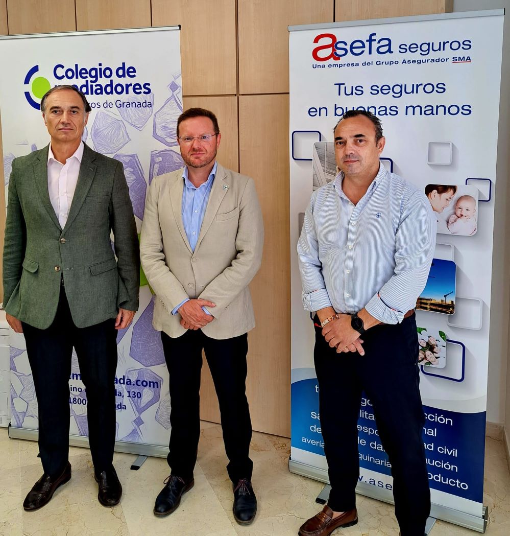 Esta renovación entre el Colegio de Granada y Asefa significa seguir trabajando conjuntamente en la consolidación del mediador de seguros.