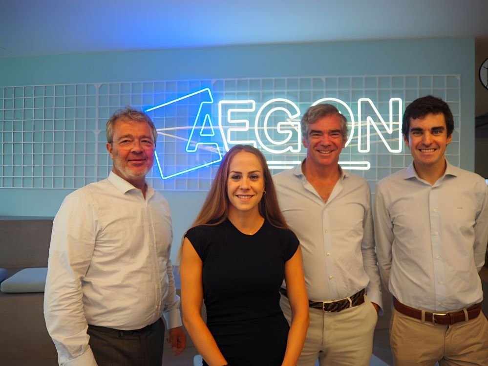 Frans de Beaufort, Global Head of Corporate Sustainability, visita las oficinas de Aegon en Madrid para coordinar el plan ESG del grupo.