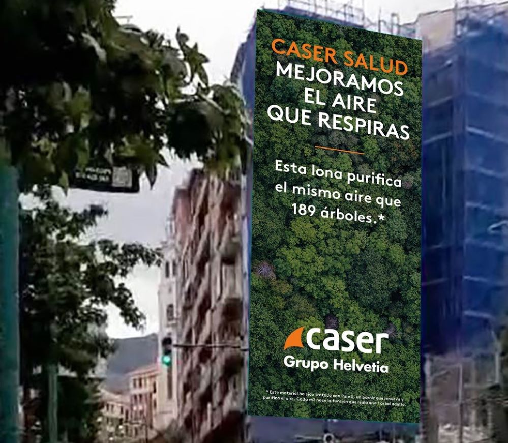 Caser “planta” el equivalente a 187 árboles en la calle Juan de Garay en Bilbao.