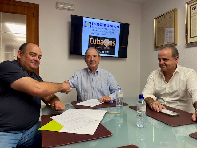 Cubacas y el Colegio de Castellón firman su primer protocolo de colaboración.