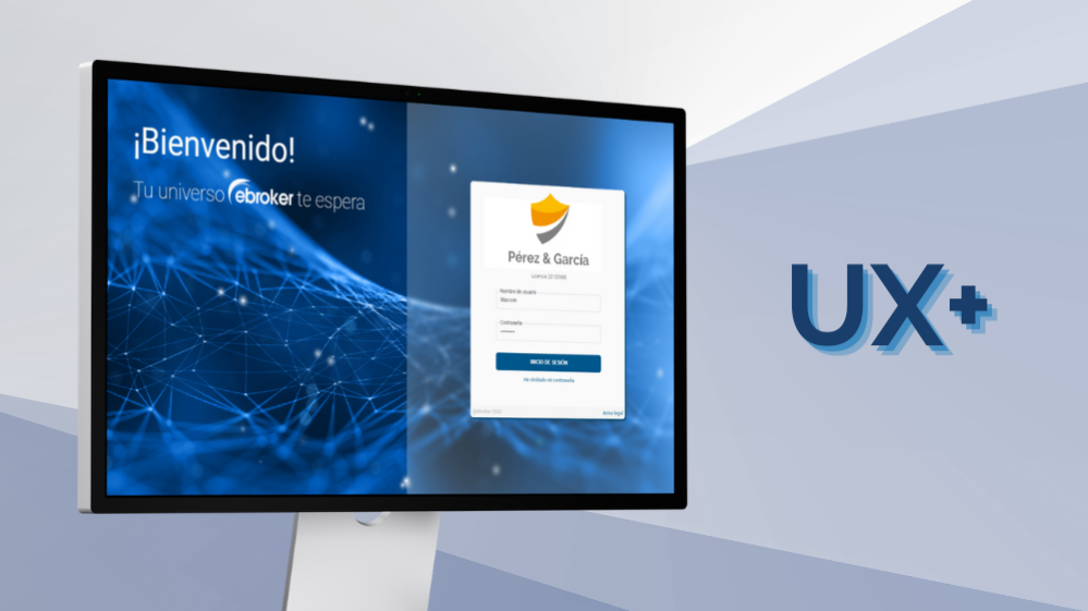 La nueva actualización de ebroker UX+otorga a los más de 4 mil usuarios una interfaz mejorada, más usable y eficiente.
