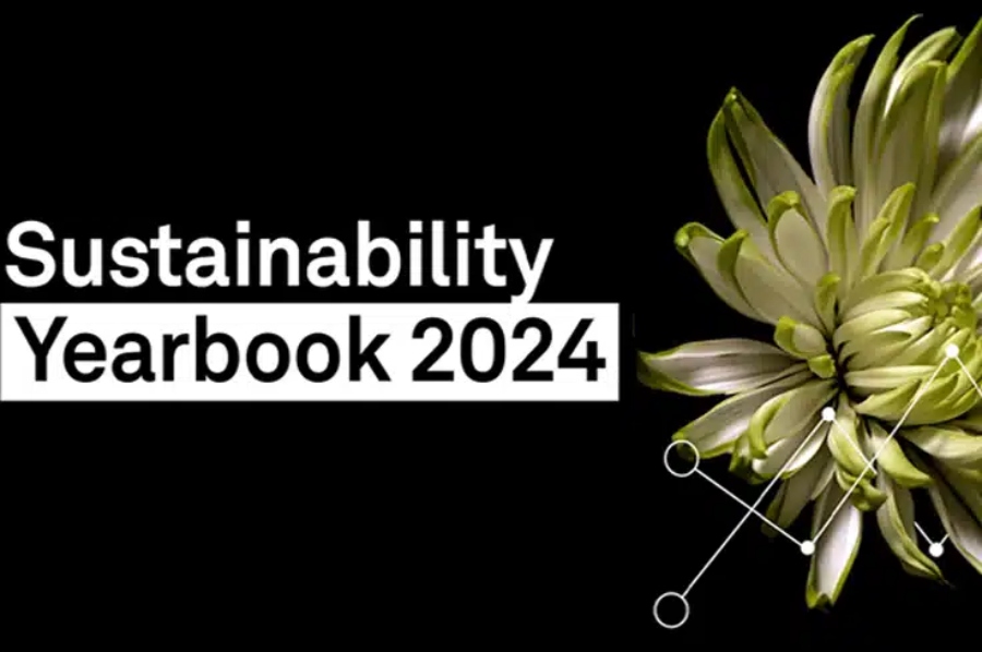 MAPFRE destaca en el Sustainability Yearbook 2024 por su compromiso con la sostenibilidad.