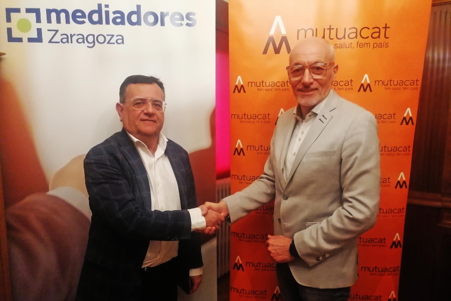 Colegio de Zaragoza y Mutuacat firman un acuerdo para promover la salud