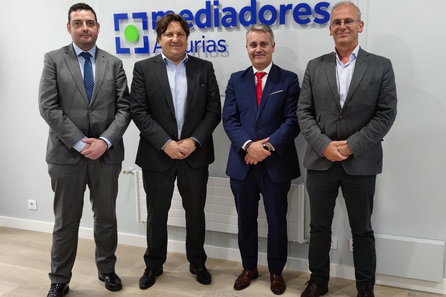Mediadores Asturias y Caser renuevan acuerdo de colaboración para el 2024