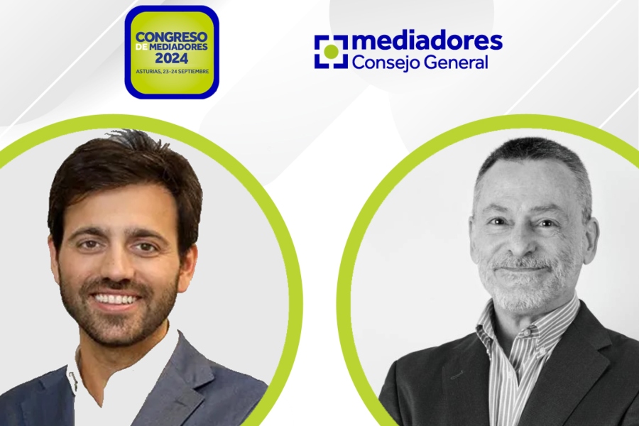 Ventura Ruperti (Ineo) y Carles Alsina (Sabseg) participan en el Congreso de Mediadores 2024