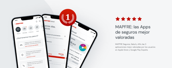 MAPFRE lidera en valoraciones de apps en España