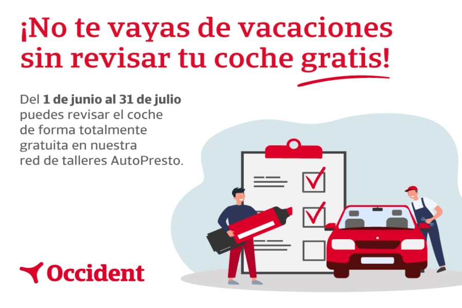 Más de 1,3 millones de clientes de Occident se beneficiarán de la revisión gratuita de su coche